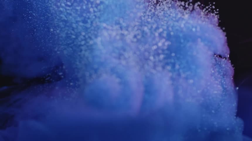 Black blue and purple colors that look like water and paint