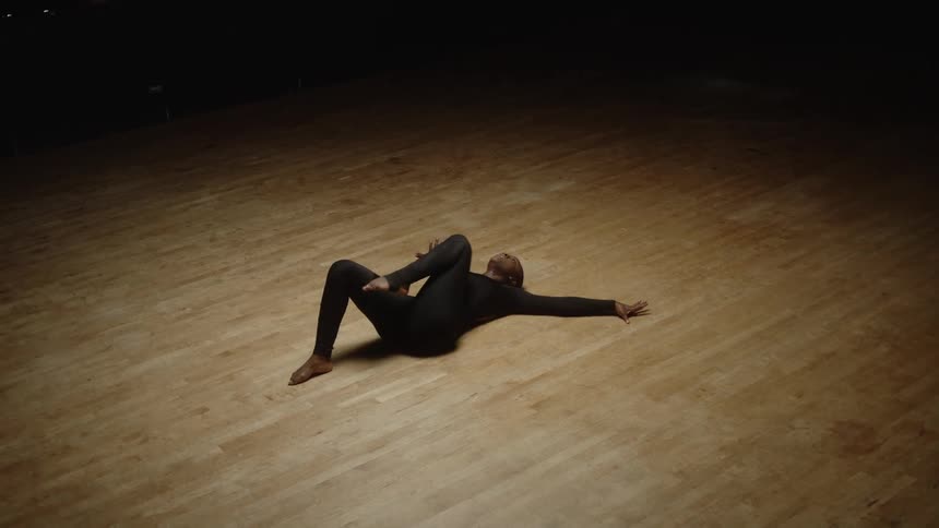 A woman is performing on the stage