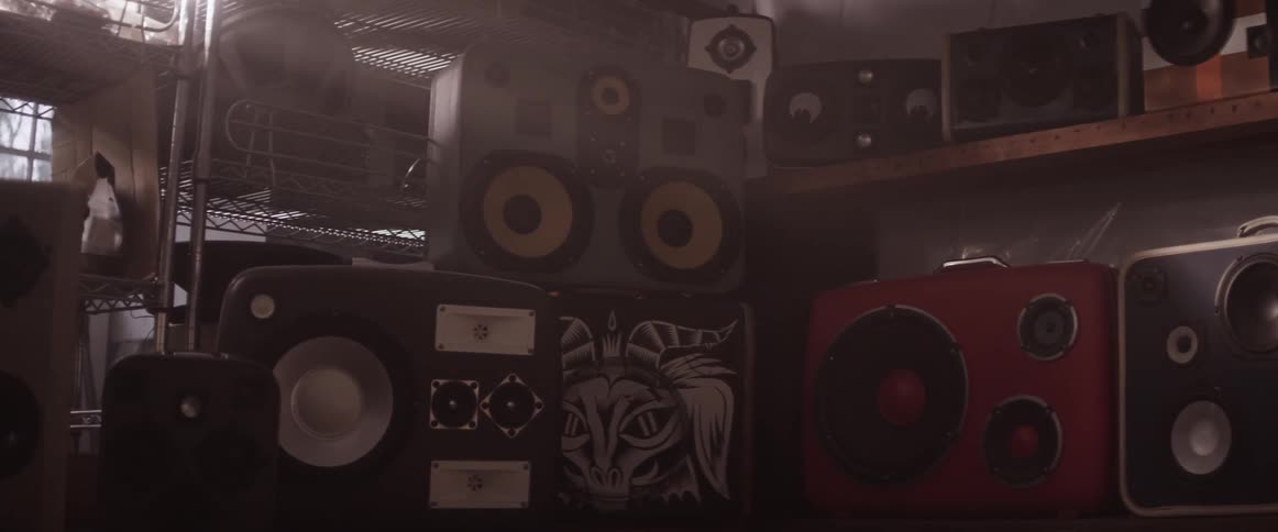 Man Making Speakers