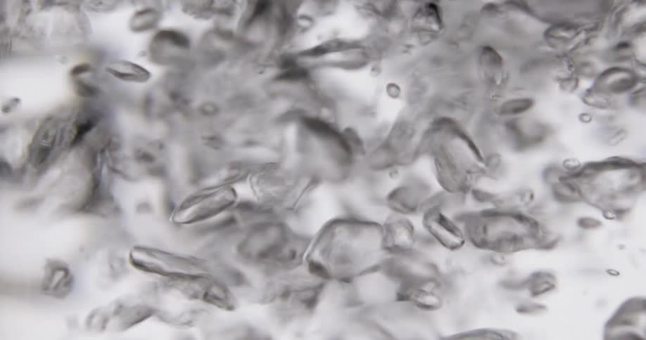 Water boils and bubbles