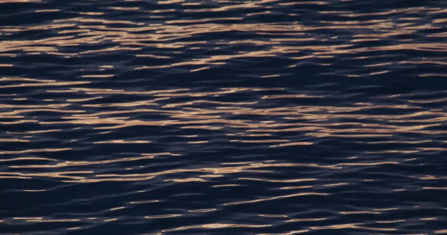 The waver is rough in the ocean