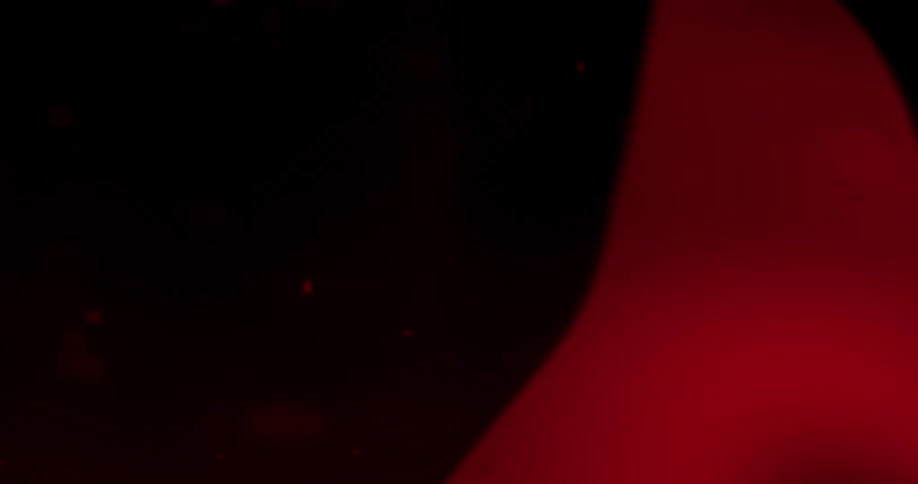 A view of blood drops forming