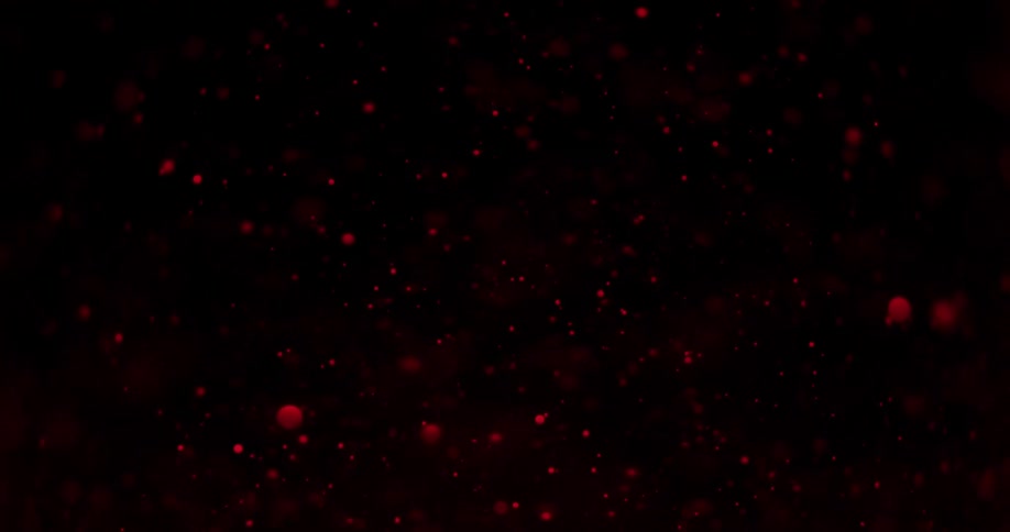 Red and black colors in liquid that look like water and debris
