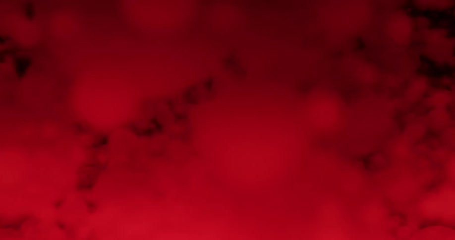 Red and black colors in liquid that look like water and debris
