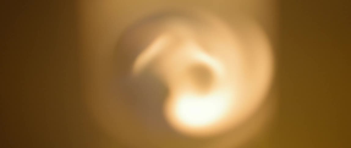 Abstract of a valve swirling open and then closing