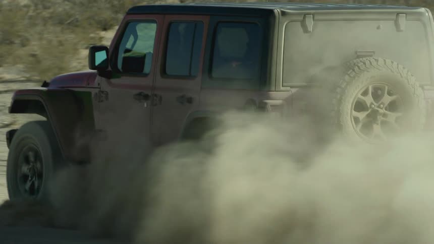 Car driving in rural area