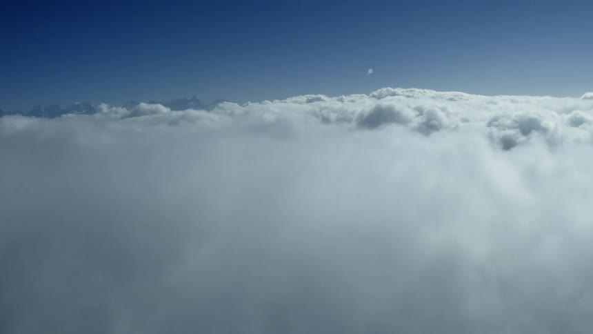 White fluffy clouds