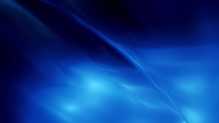 Bright blue computer wallpaper moving on a screen