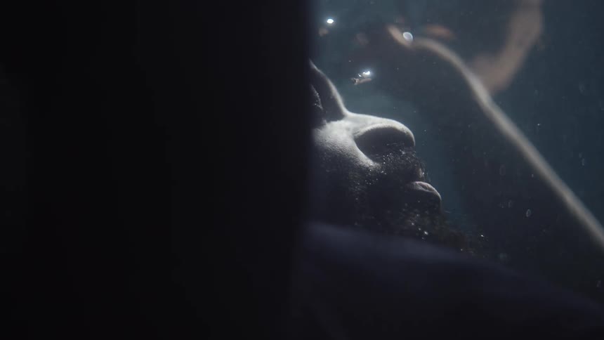 Person in water