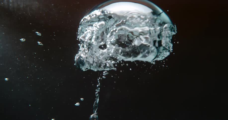 Liquid rising up
