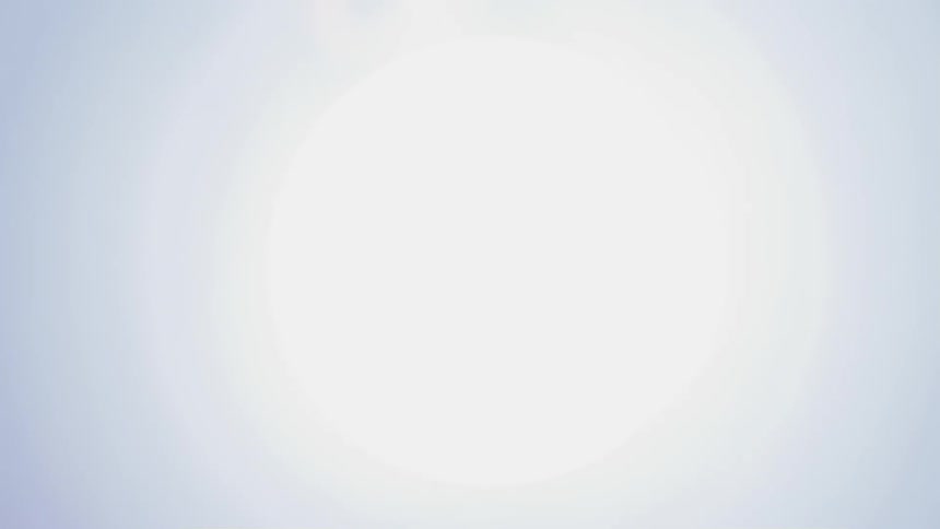 A bright light turns on and then off