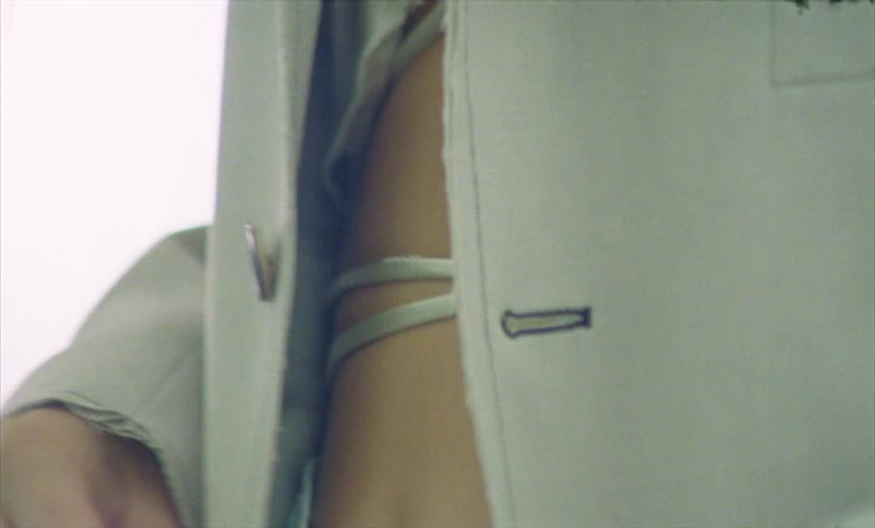 Person adjusting clothes