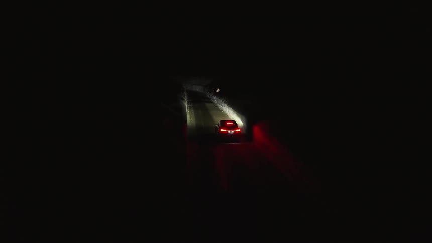 Car driving outdoors