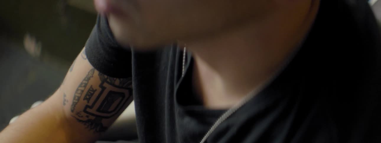 Close up of a tattoo on a man's arm