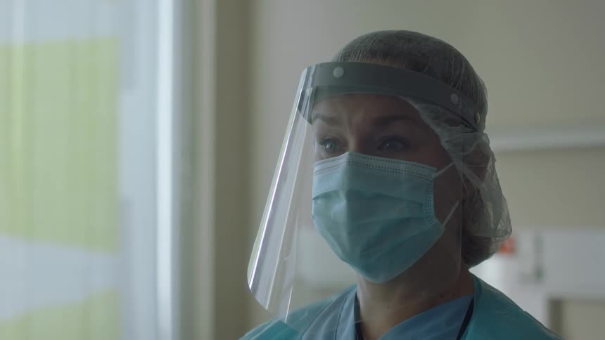 A doctor standing in a hospital