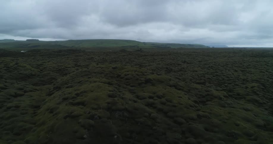 An aerial view of a landscape