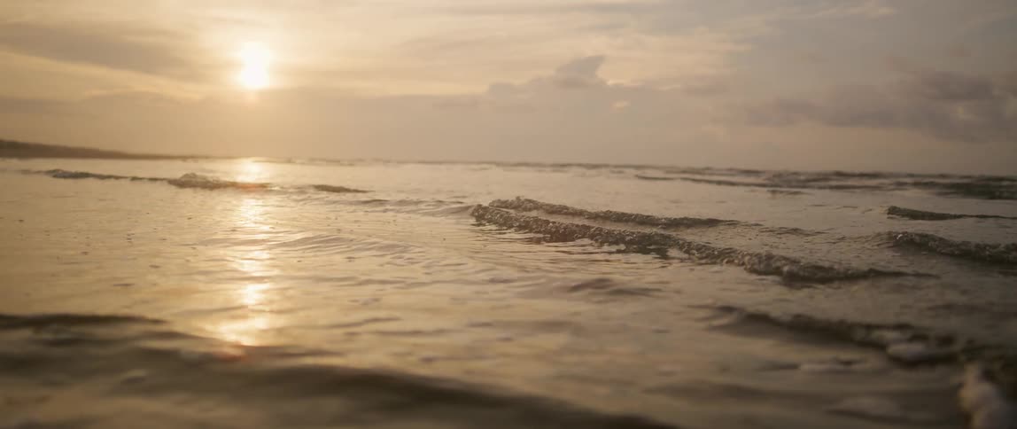 A view of waves on the ocean