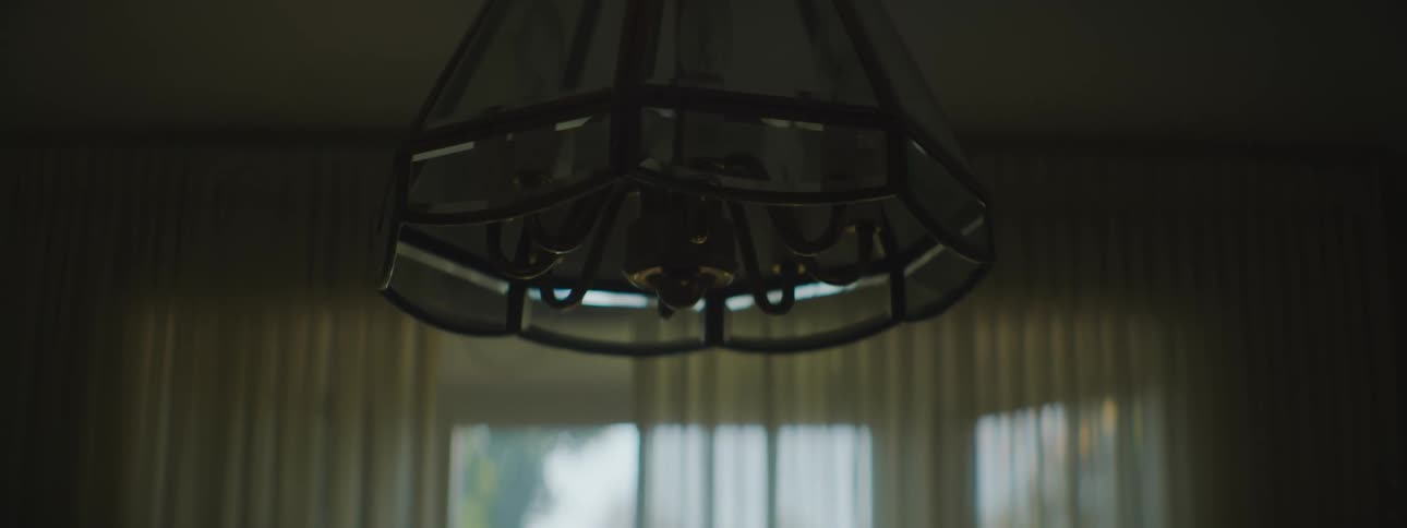 A close up of a light that is turned off
