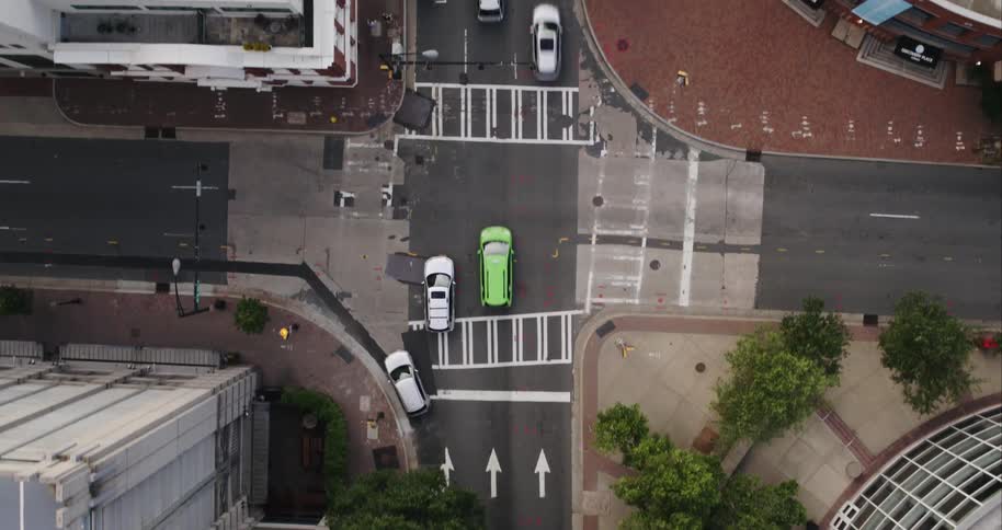Cars driving on road