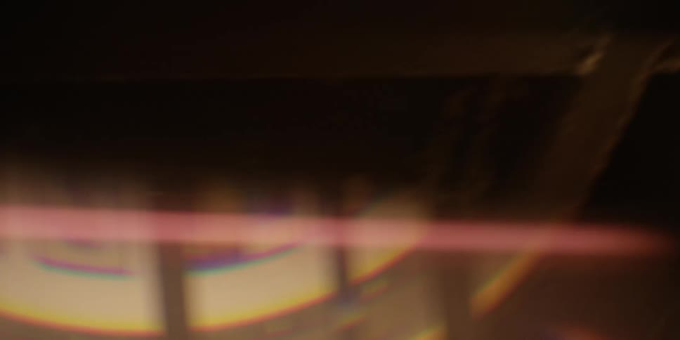 Close up of lights in a dark area flipping around