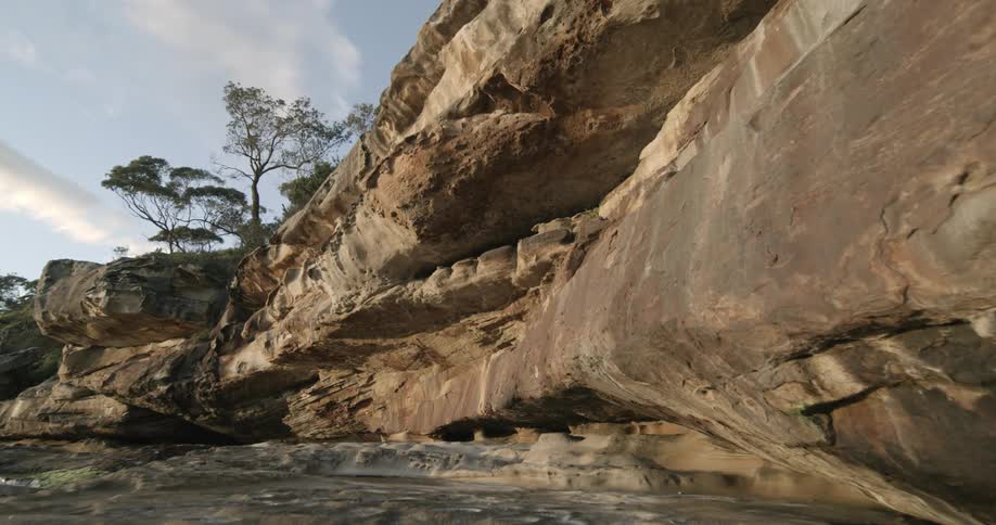 Edge of a mountain