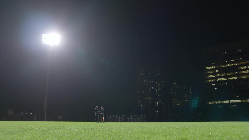 People jogging outdoors