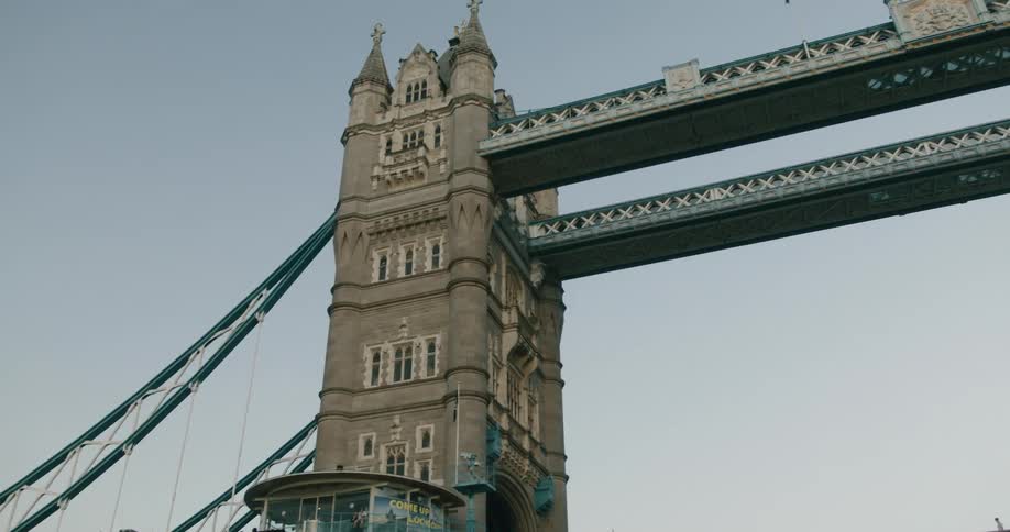 London tower bridge over the river thames at evening
