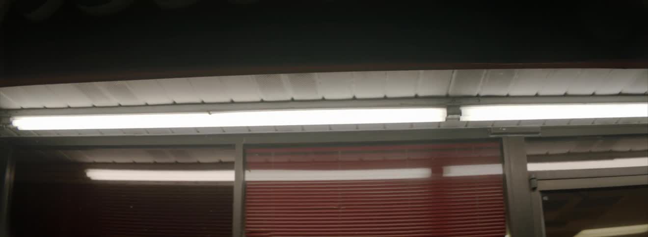 Lighting outside a businesses door
