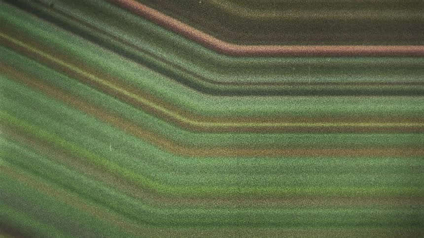 Colorful lines flashing and glowing