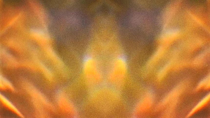 Patterns of various colors shimmer and blur