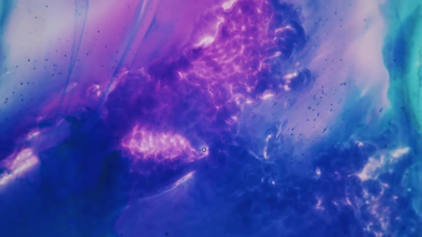 Purple and blue colors blend together to create a swirled pattern