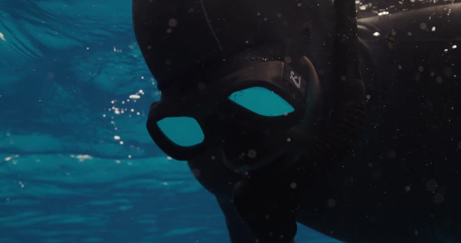 Person scuba diving