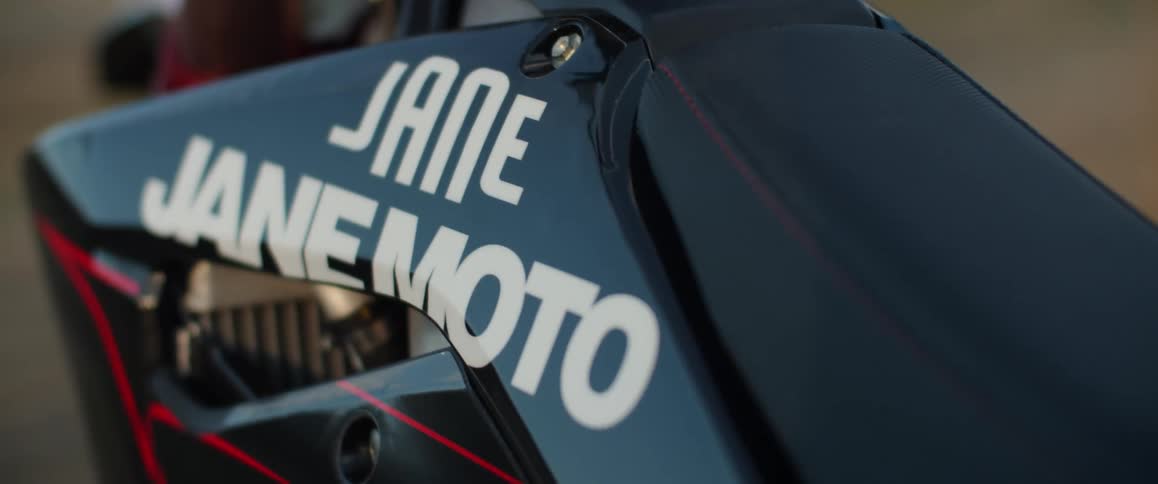 Brand name is written on side of vehicle