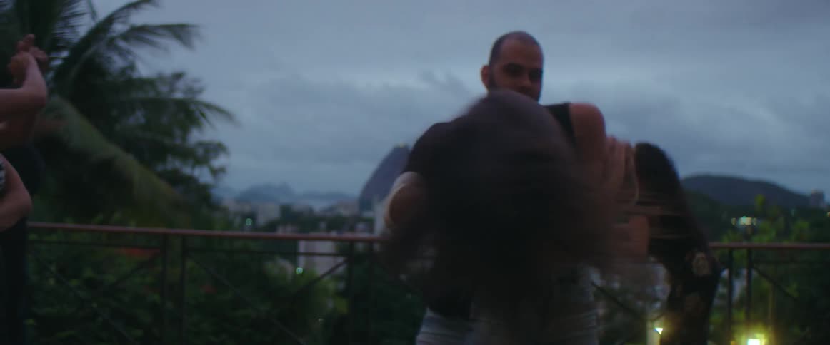 People dancing outdoors