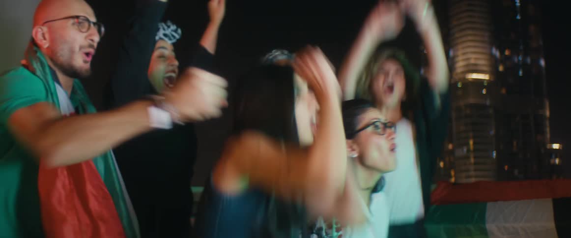 Group of people celebrating