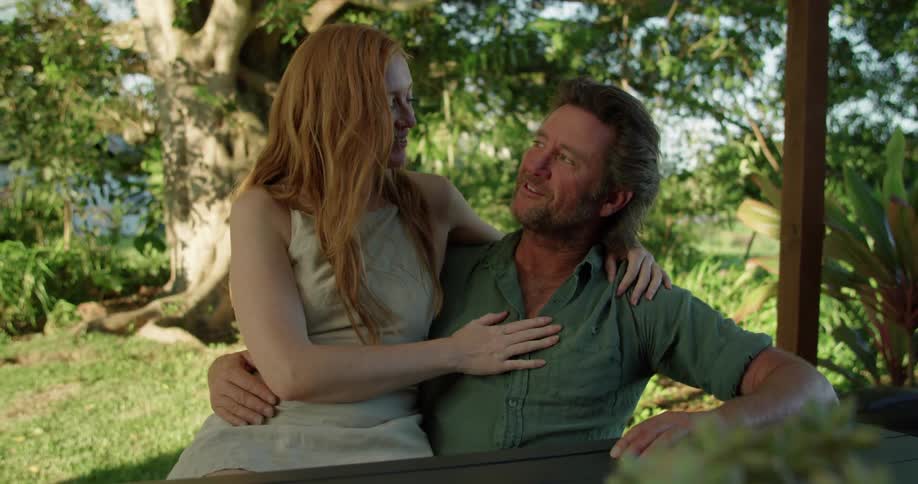 People kissing outdoors