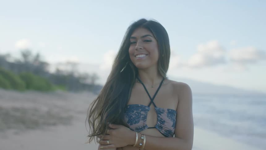Female at the beach