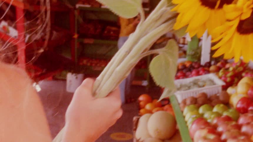 Person holding flowers