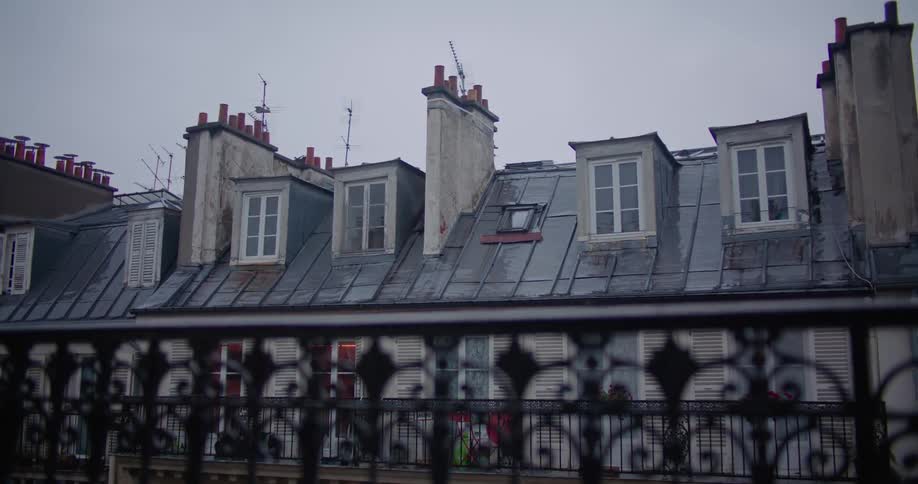 A balcony on an apartment building