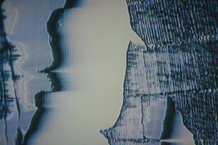 A digital silhouette of a man