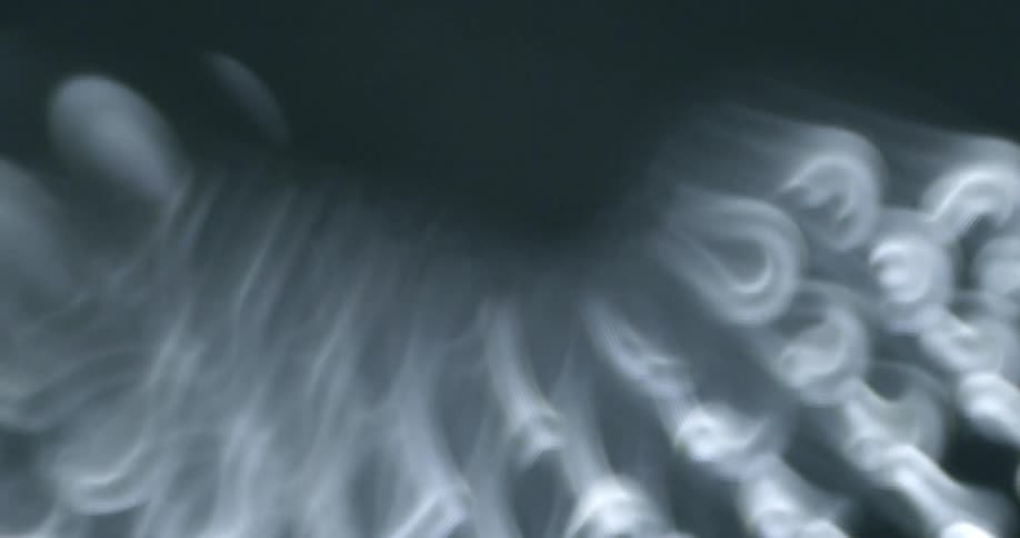 Lights are blurry and pulsating together
