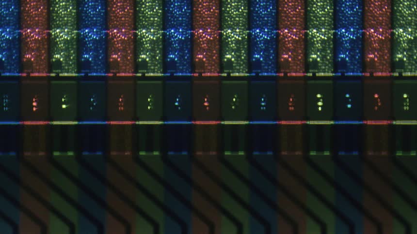 A colorful textured surface