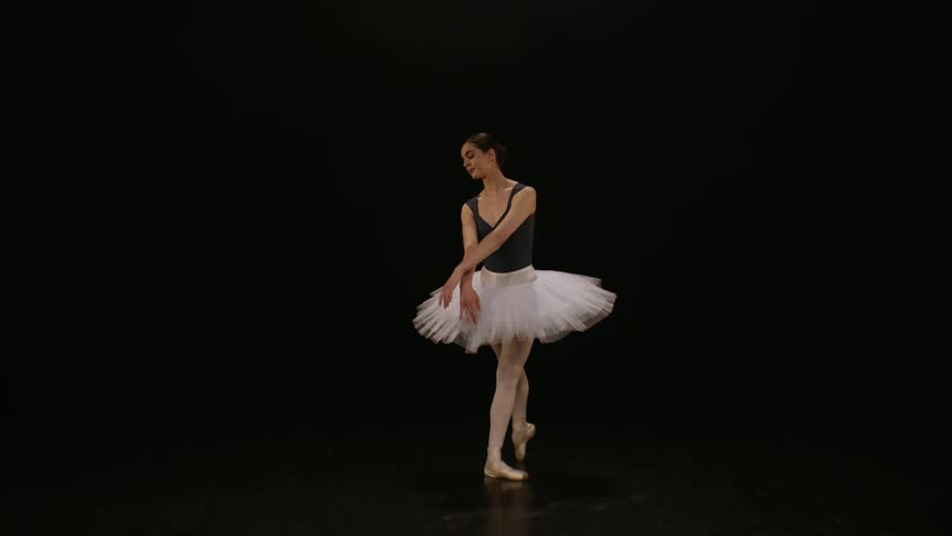 A woman dancing on a stage