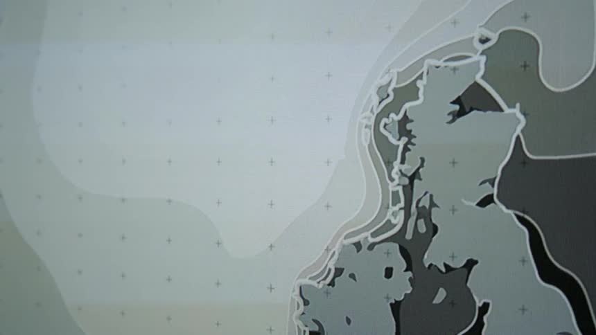 A display has lights blinking and swirling