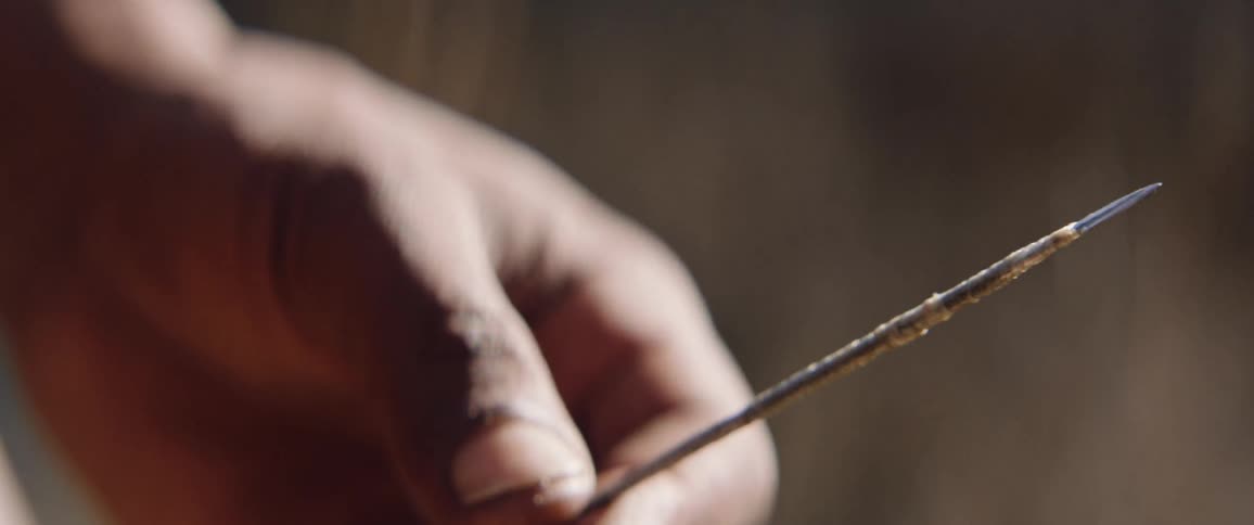 Making a bow and arrow