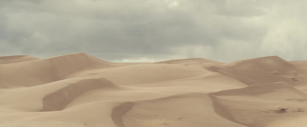 The desert is full of dunes