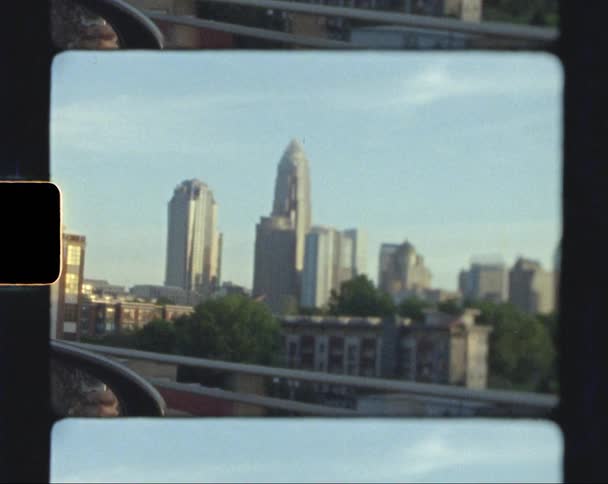 The slides show the city on the bridge