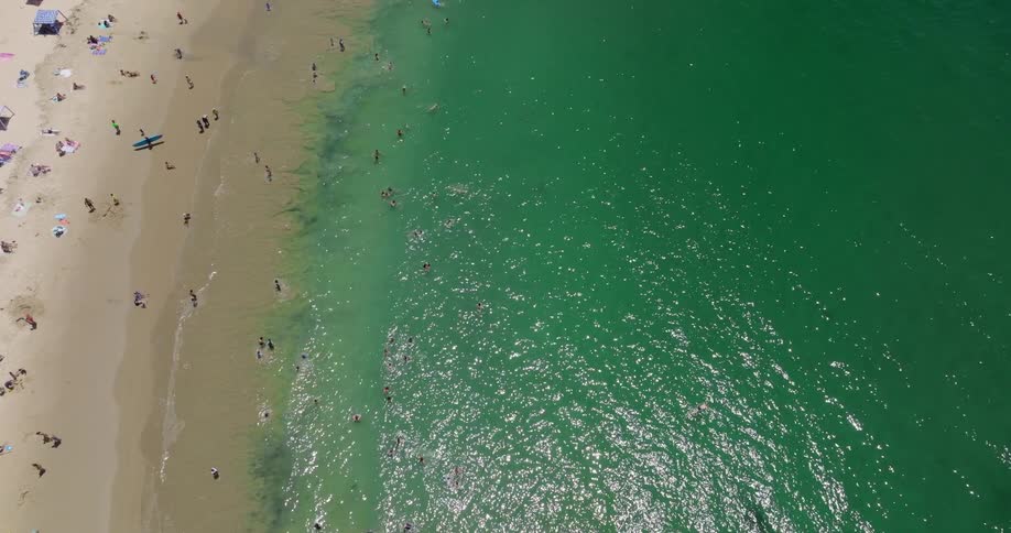 People are all over the beach