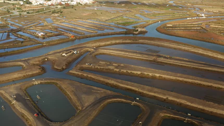 Water pools are all over the farm
