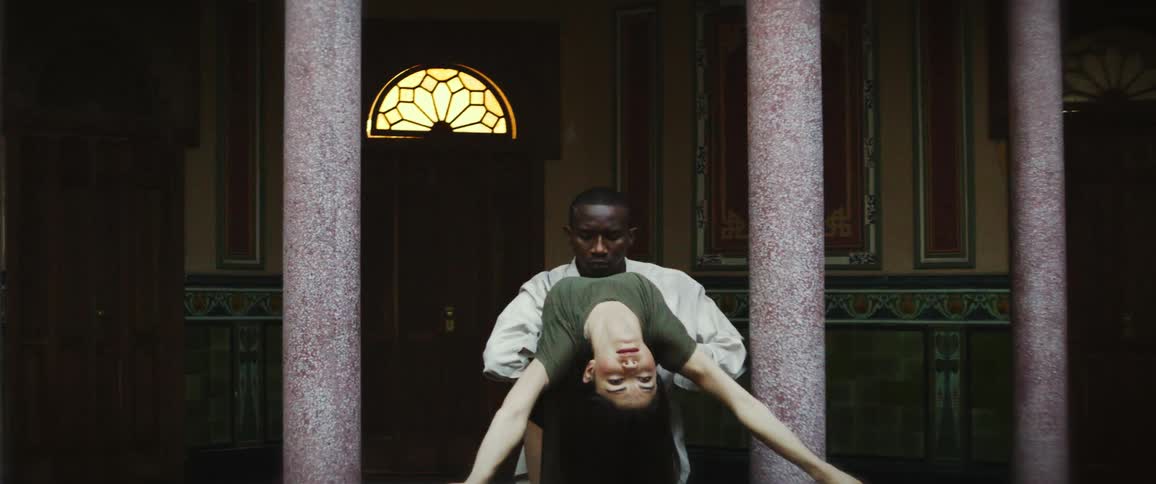 A view of two people dancing
